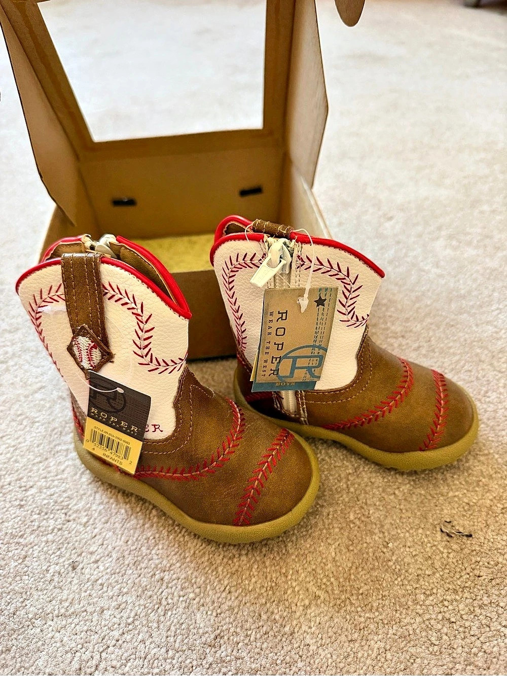 Roper Infant baseball cowboy boots